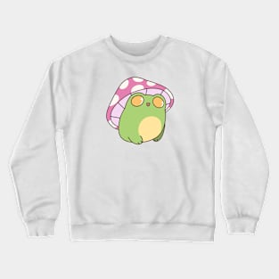 Mushroom Frog (Pink) Crewneck Sweatshirt